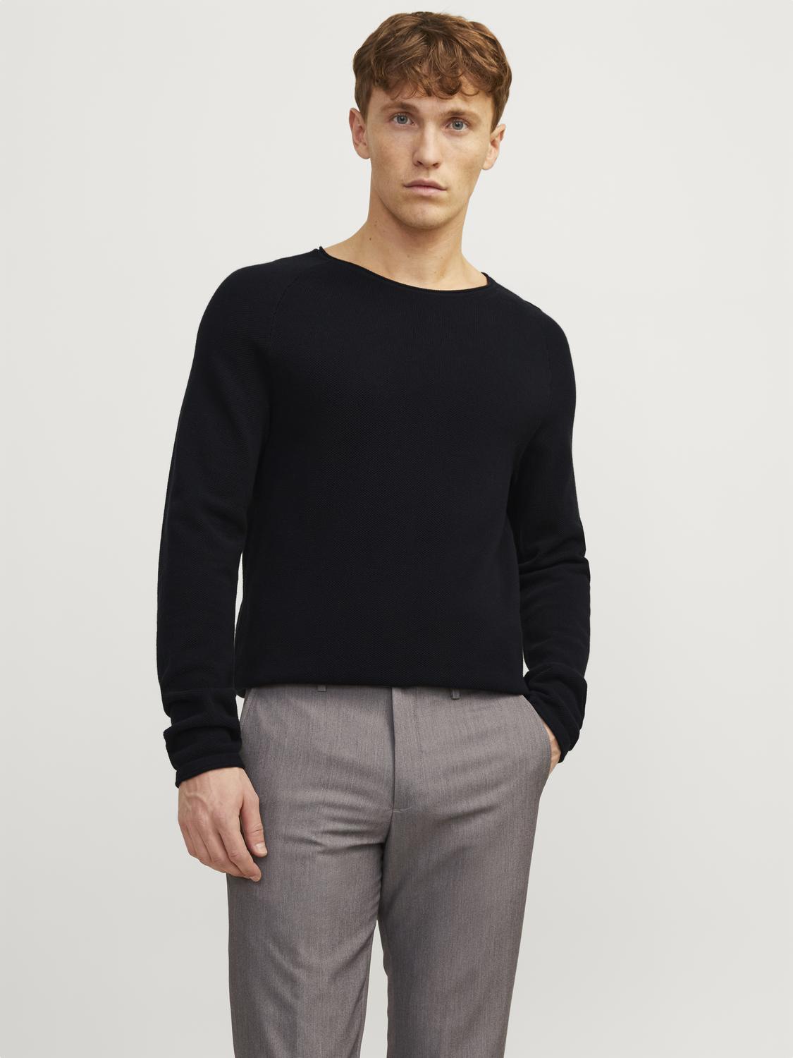 Pullovers - Jjehill Knit Crew Neck Noos -  - Hr Ravn