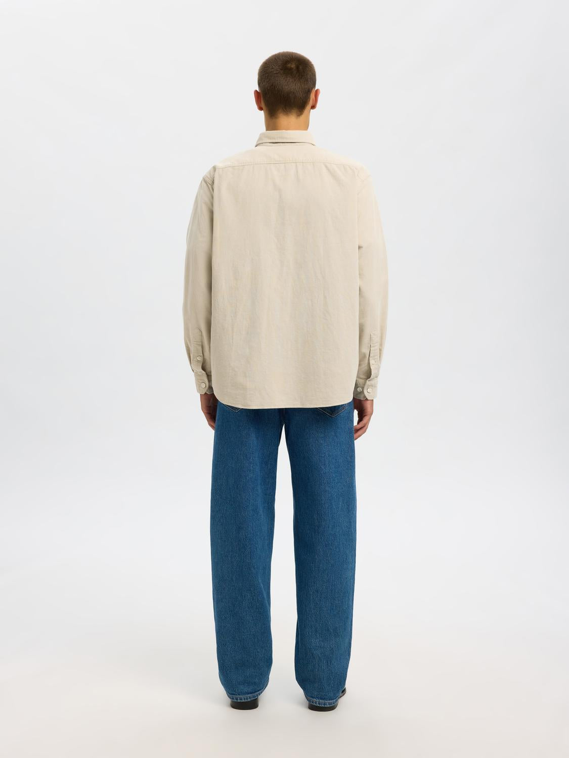 Shirts - Slmregcole Danni Cord Bd Ls Shirt Noos -  - Hr Ravn