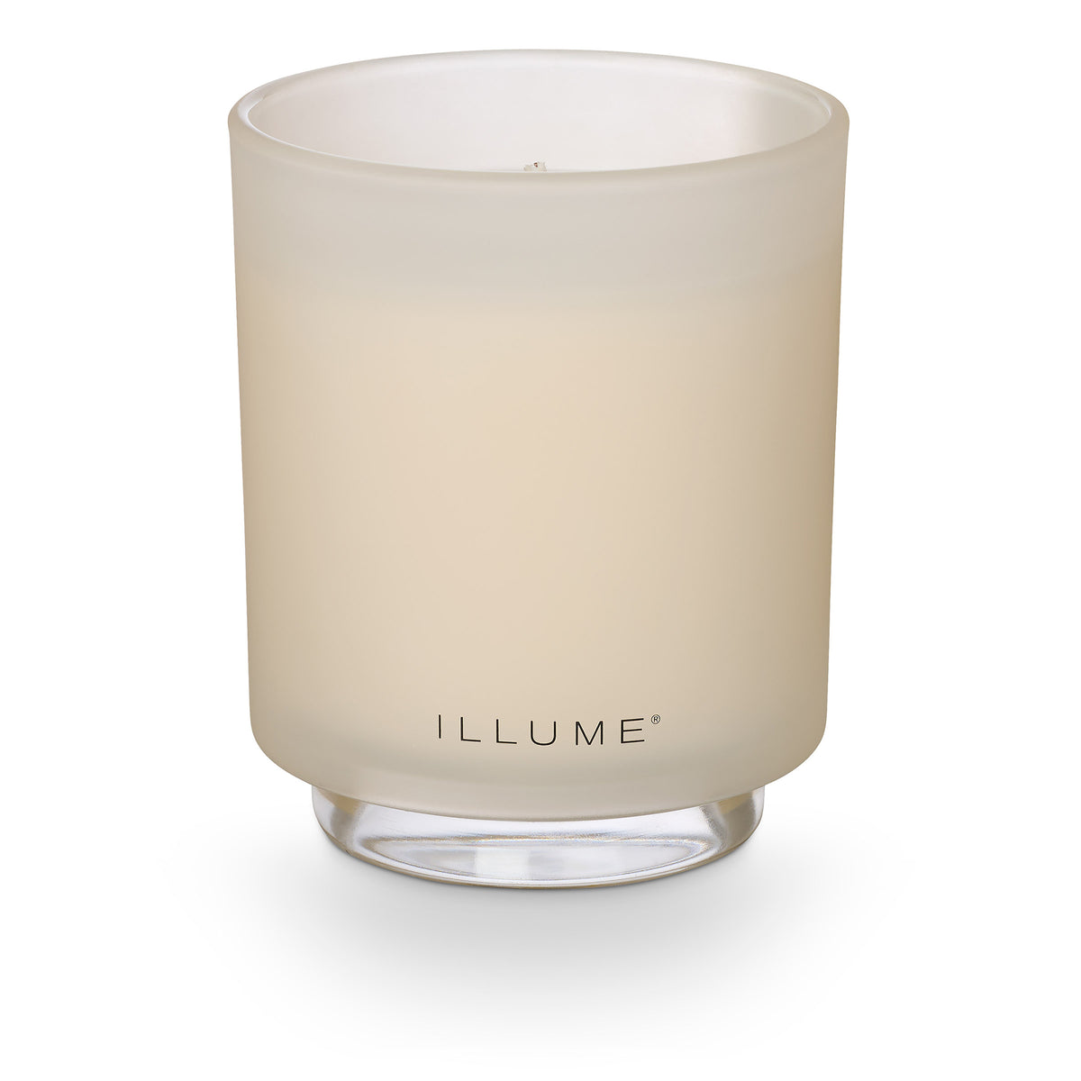 Winter White Box Glass Candle, Hvid,