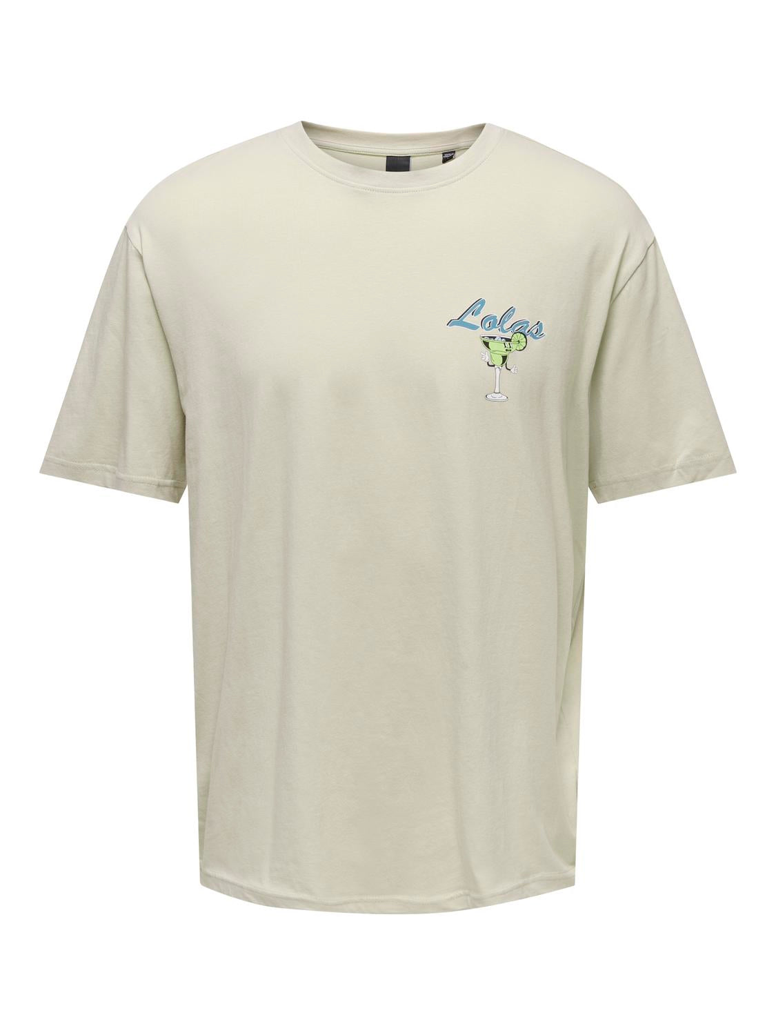T-shirts - Onskeane Rlx Ss Print Tee Noos -  - Hr Ravn