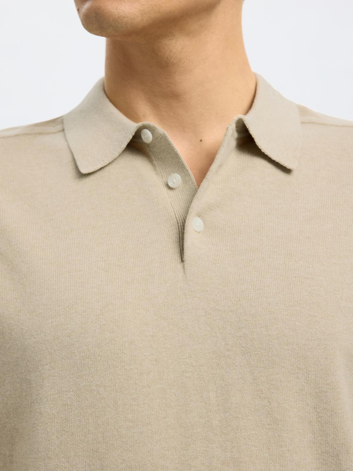 Slhberg Ss Knit Polo Noos
