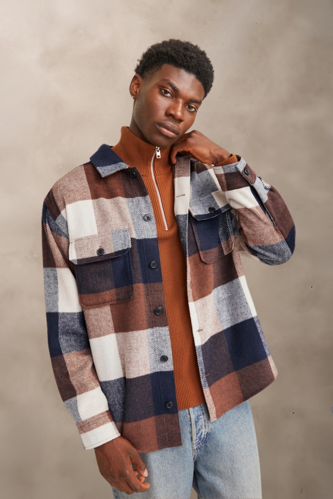 JJEBRADLEY OLLIE OVERSHIRT LS