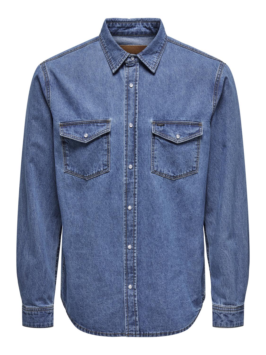 LANGE SKJORTER - Onsbane 3247 Dnm Shirt Noos -  - Hr Ravn