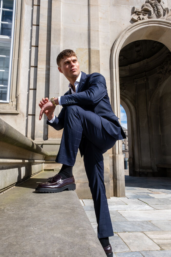 Wool Trousers - Fitted Fit