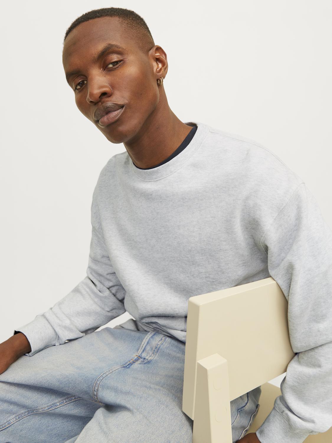 Jjecharge Faded Sweat Crew Neck Noos