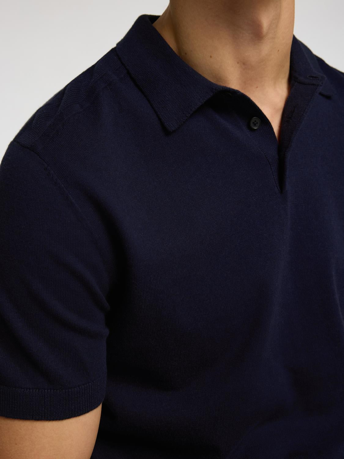 Slhberg Ss Knit Polo Noos
