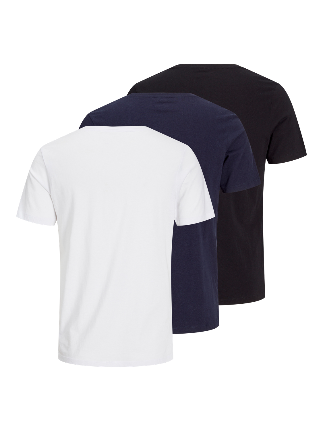 T-shirts - Jjeorganic Basic Tee Ss O-Ne 3Pk Mp Noos -  - Hr Ravn
