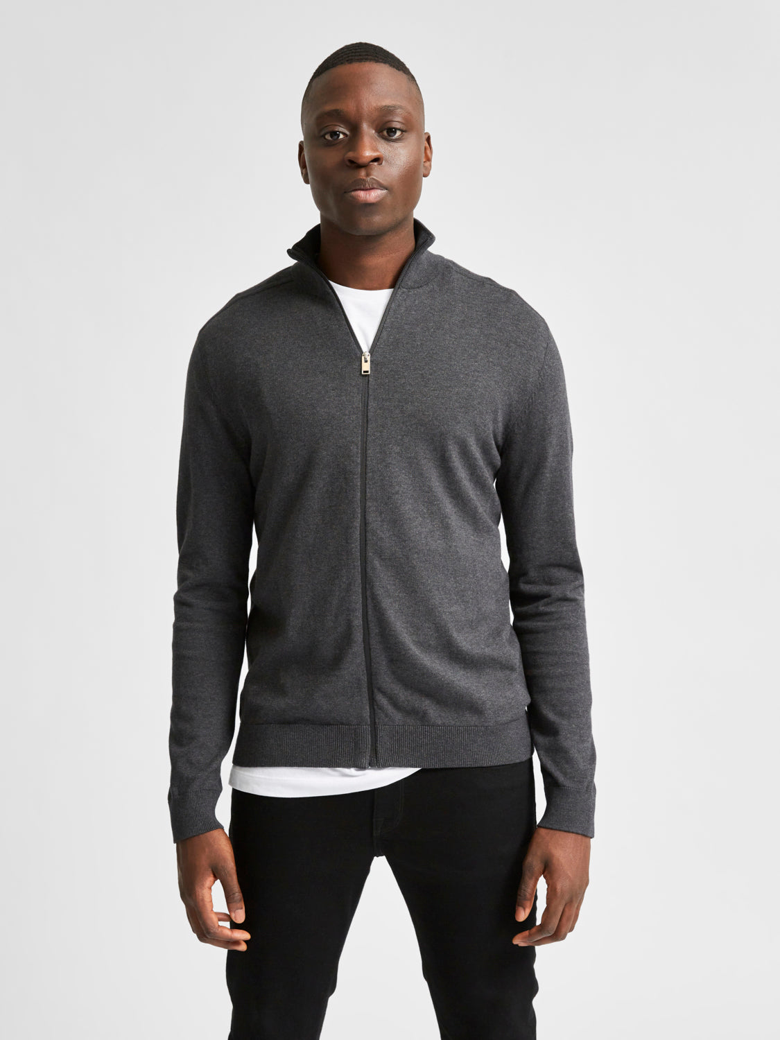 Slhberg Full Zip Cardigan Noos