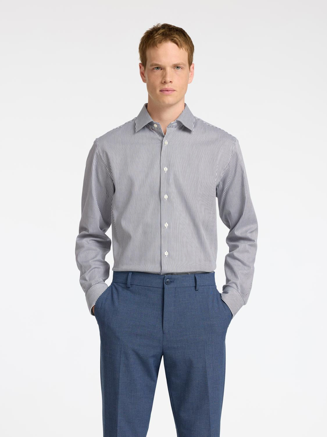 Shirts - Slhslim-Performance Shirt Ls Noos -  - Hr Ravn