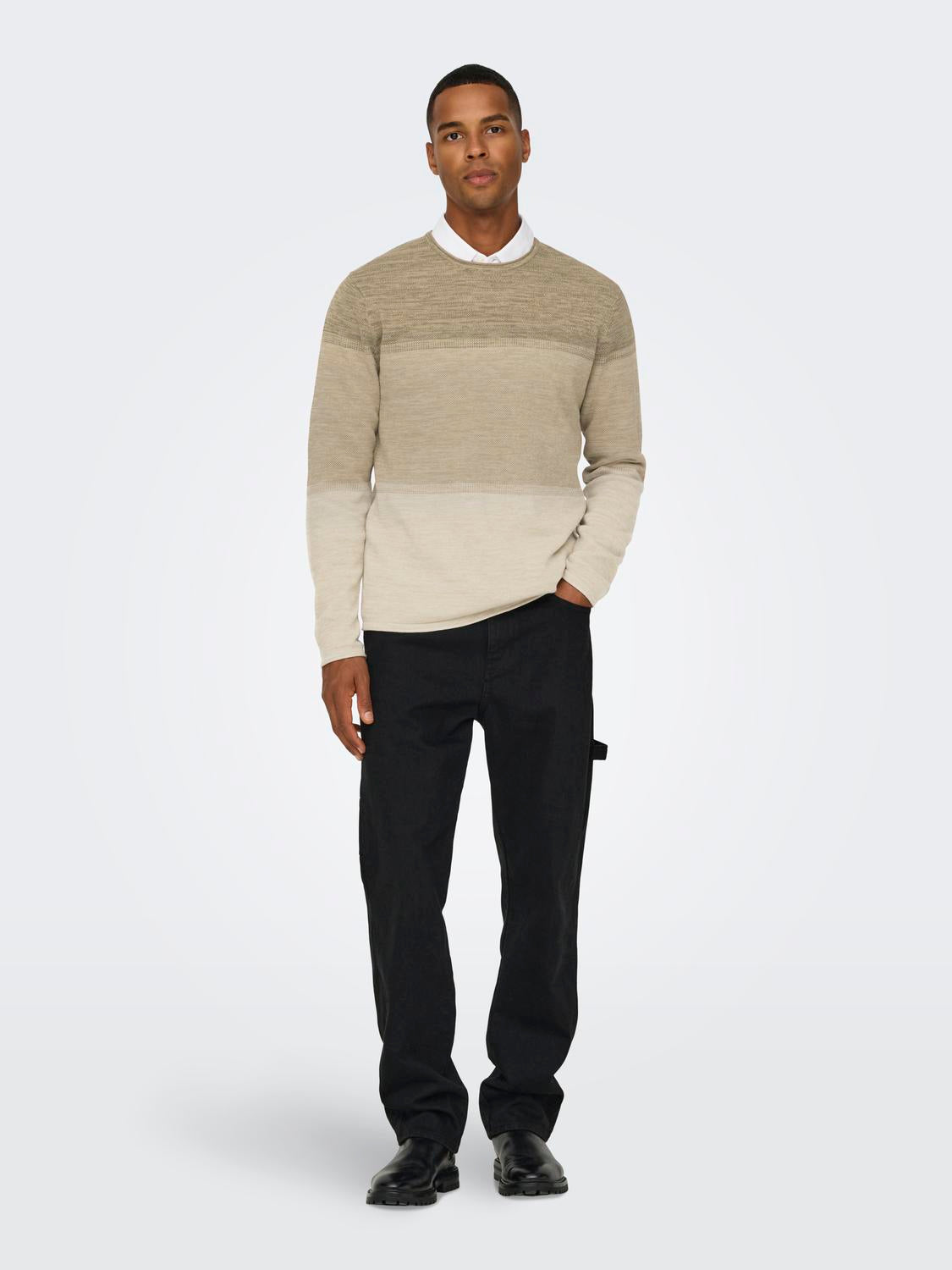 Onsfelix Reg 12 Crew Knit Noos
