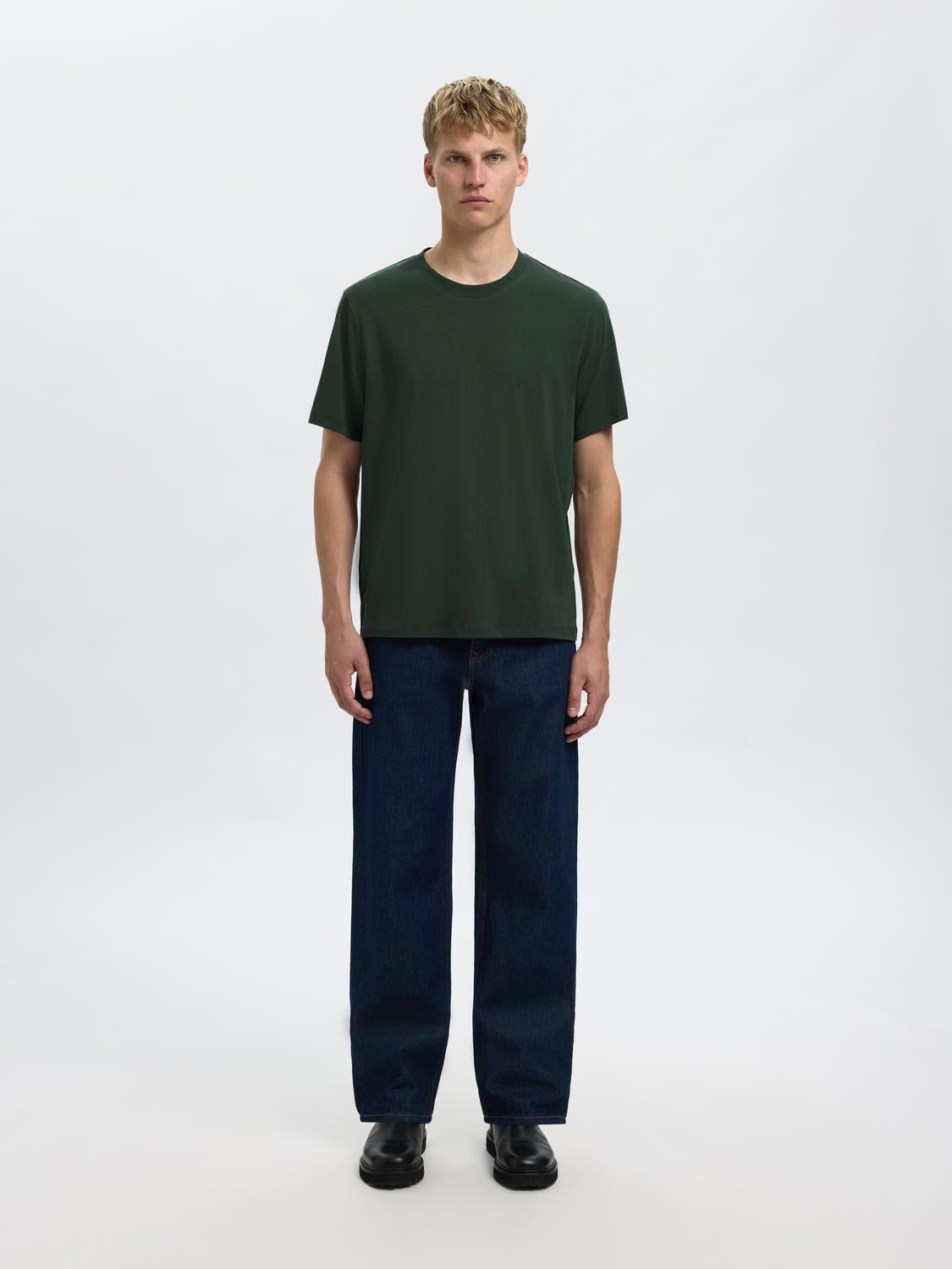 Slhaspen Ss O-Neck Tee Noos