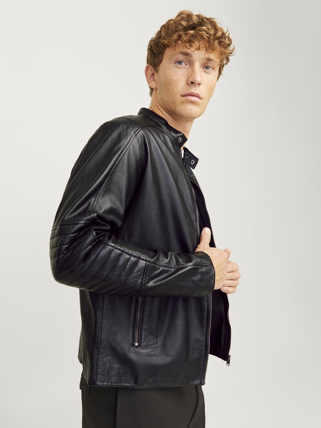 OVERTØJ - Jjeliam Lamb Leather Jacket Noos -  - Hr Ravn
