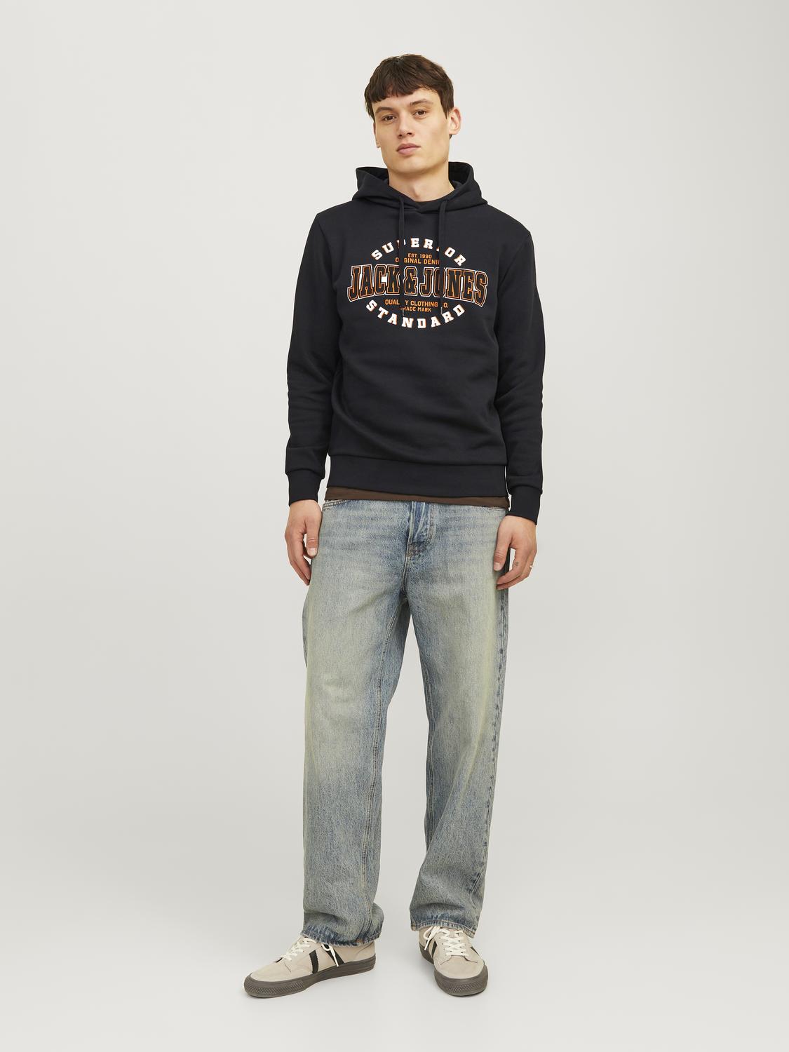 Jjelogo Sweat Hood 2 Col 24/25 Noos