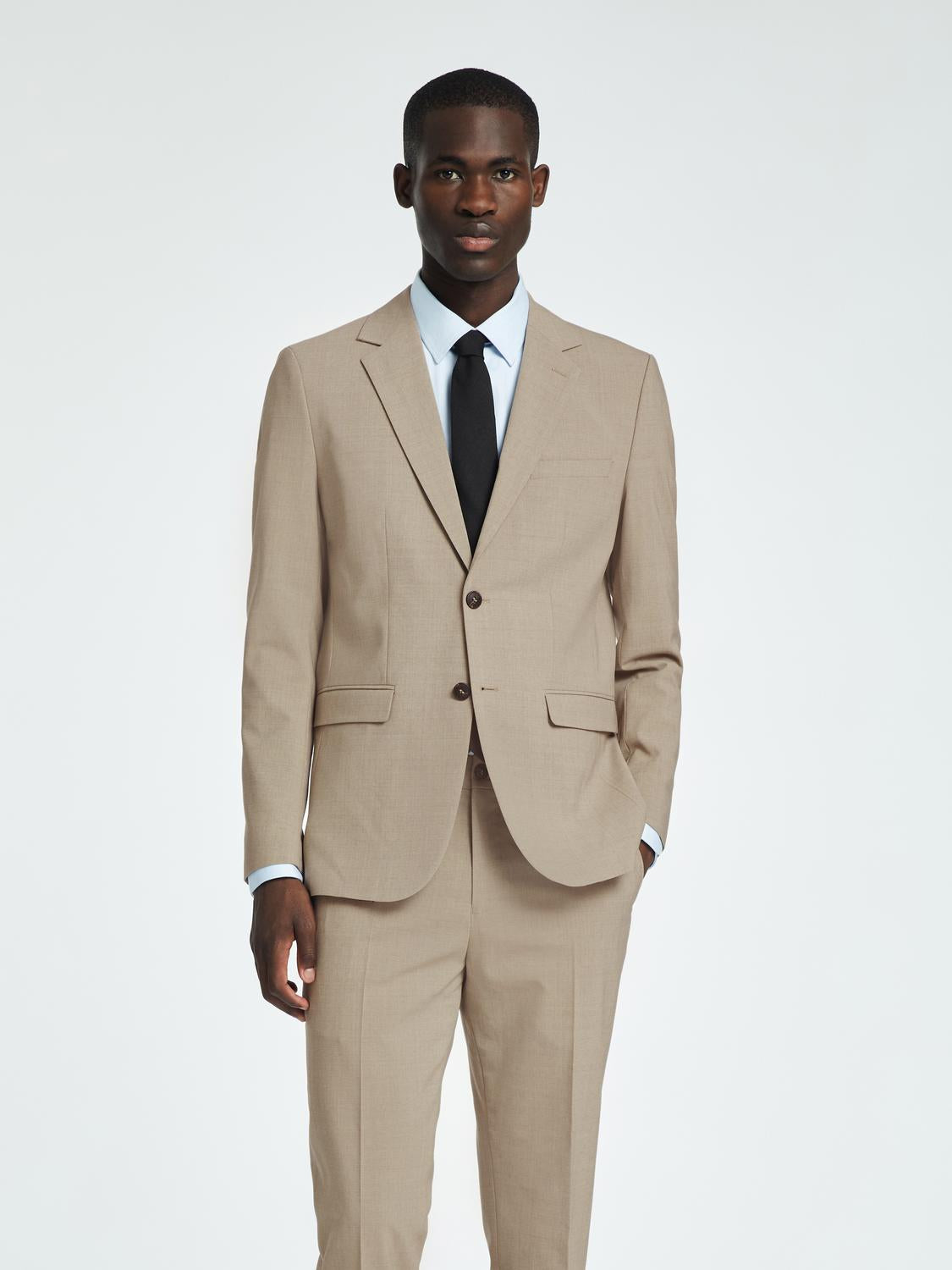 BLAZER - Slhslim-Theo Wool Blend Blz Flex Noos -  - Hr Ravn