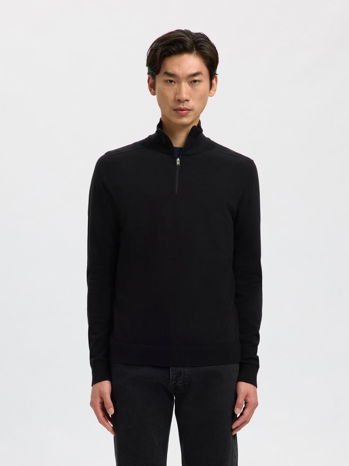 STRIK - Slhberg Ls Half Zip Noos -  - Hr Ravn