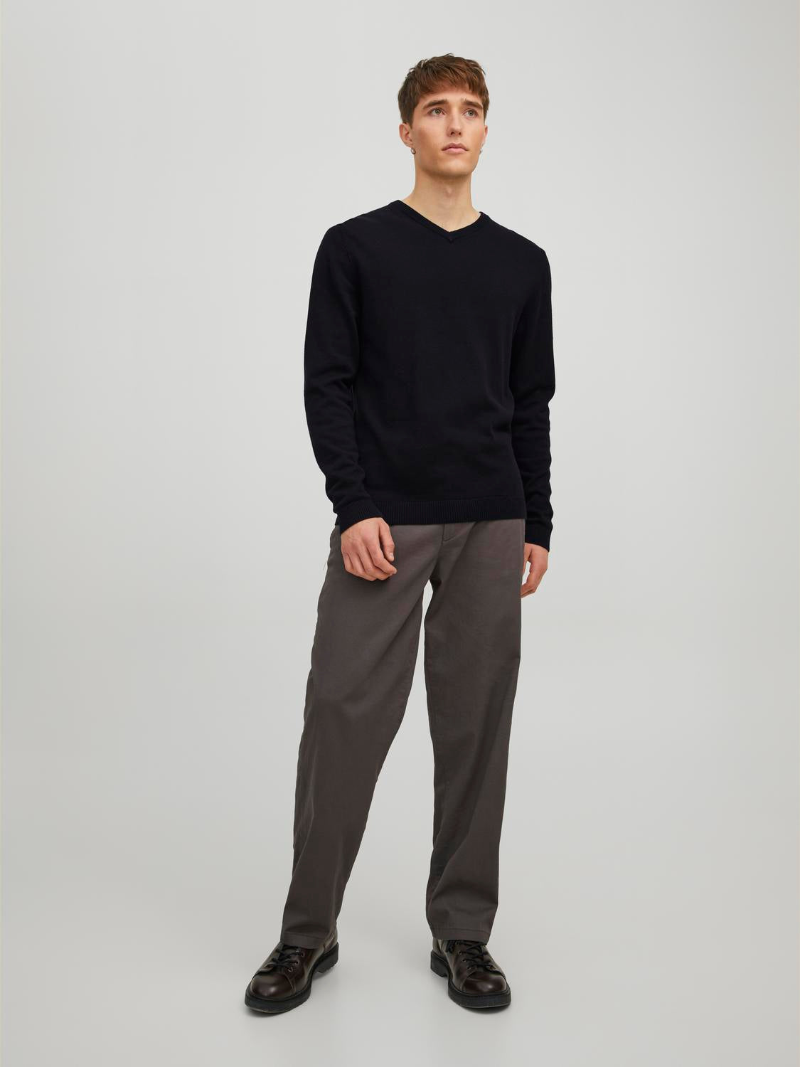 Pullovers - Jjebasic Knit V-Neck Noos -  - Hr Ravn