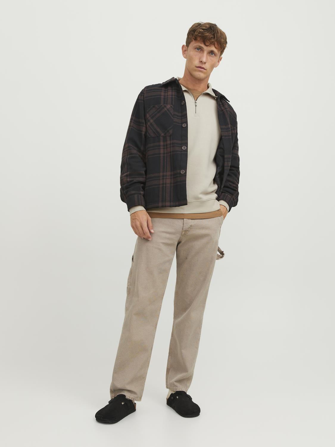 SWEATSHIRTS - Jjebradley Sweat Half Zip Noos -  - Hr Ravn