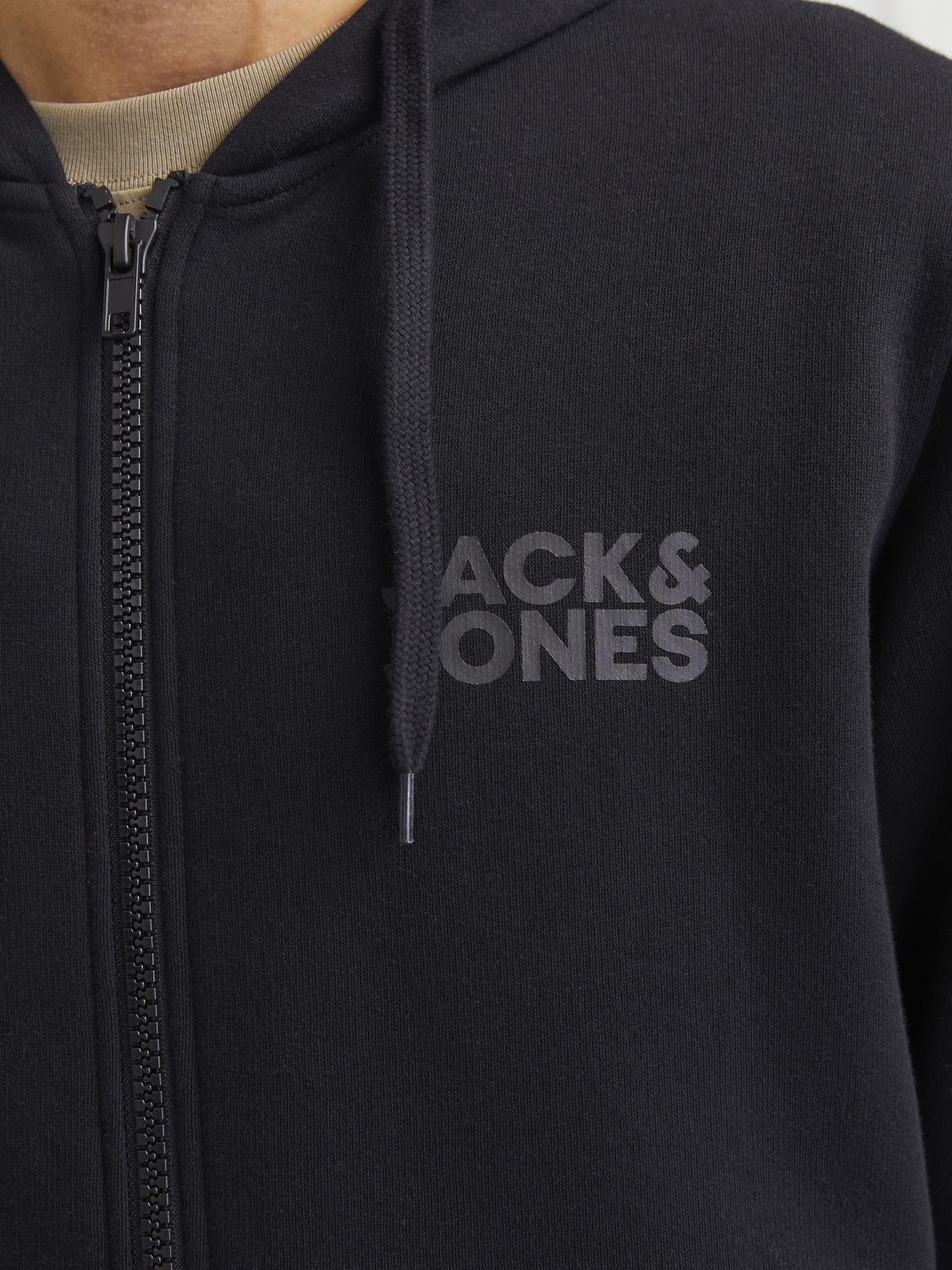 SWEATSHIRTS - Jjecorp Logo Sweat Zip Hood Noos -  - Hr Ravn