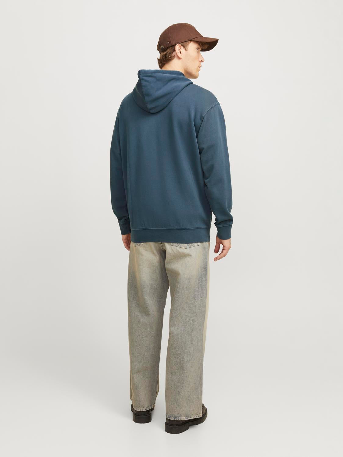 SWEATSHIRTS - Jjecharge Faded Sweat Zip Hood Noos -  - Hr Ravn