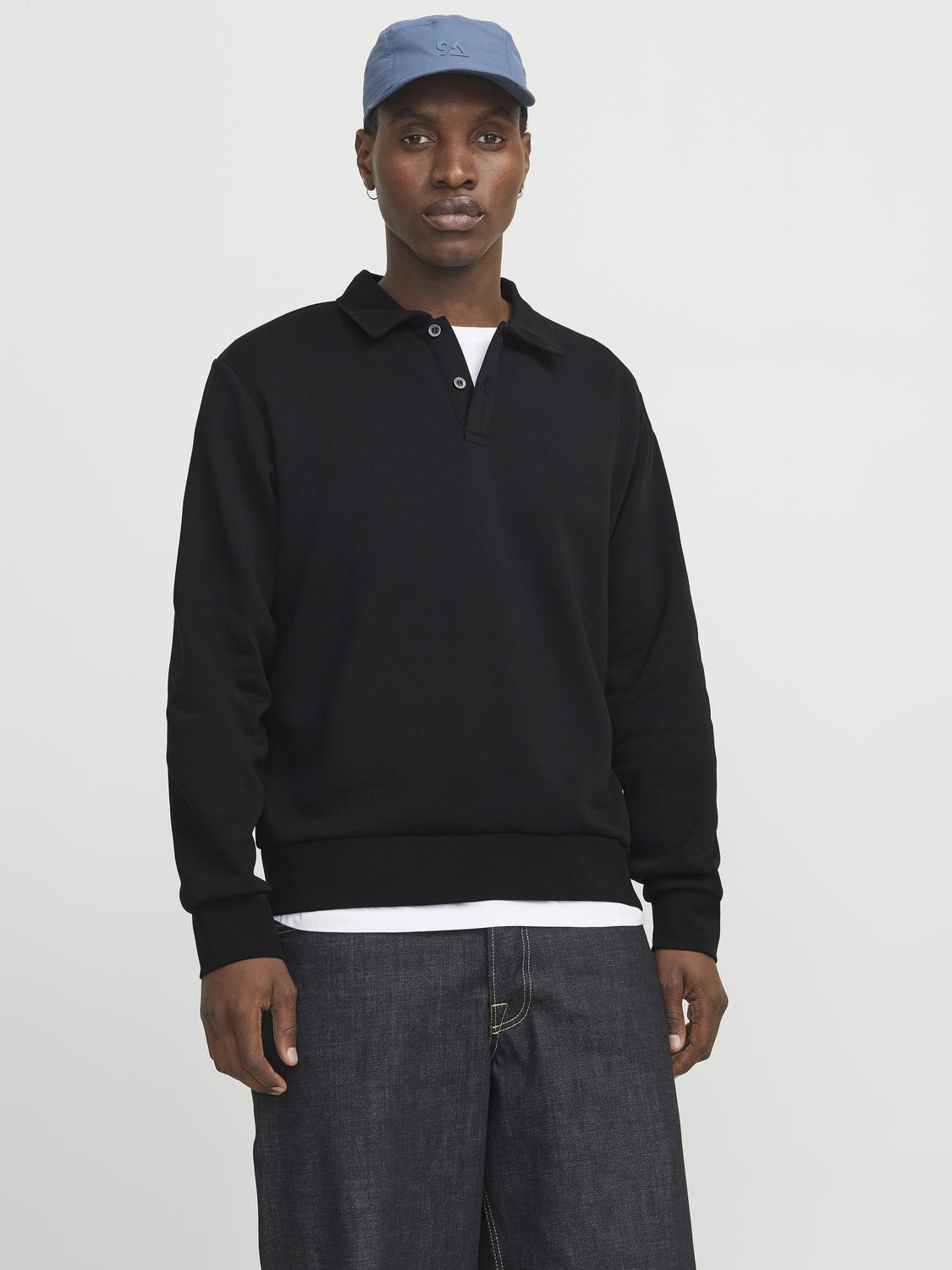 Sweatshirts - Jjebradley Sweat Polo Noos -  - Hr Ravn