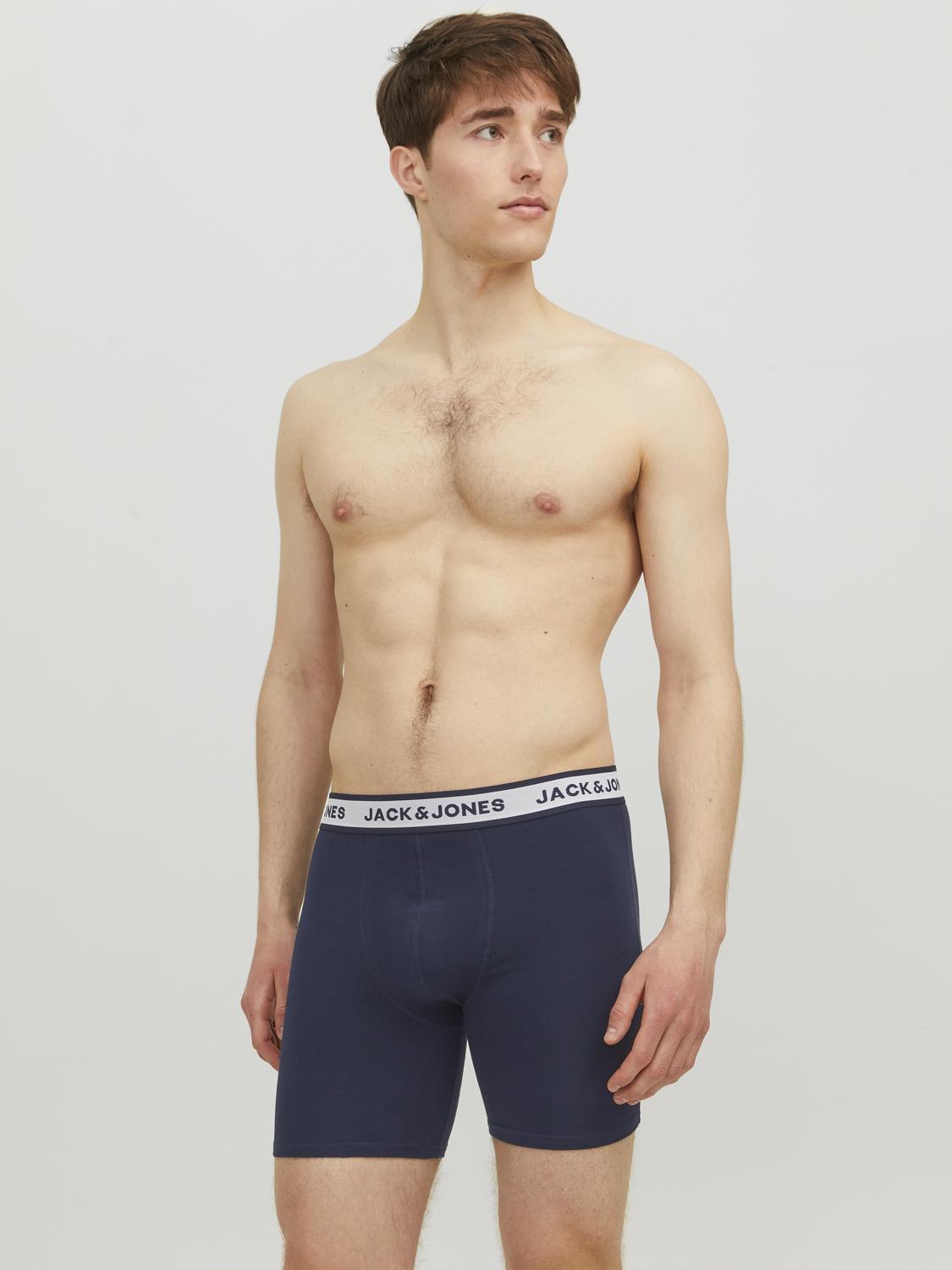 Trunks - Jacsolid Boxer Briefs 3 Pack Noos -  - Hr Ravn