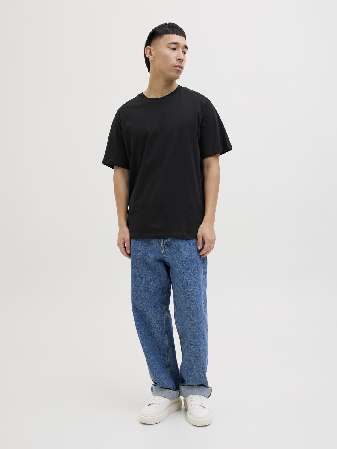 T-shirts - Jjhugo Loose Tee Ss Crew Neck 3Pk Mp -  - Hr Ravn