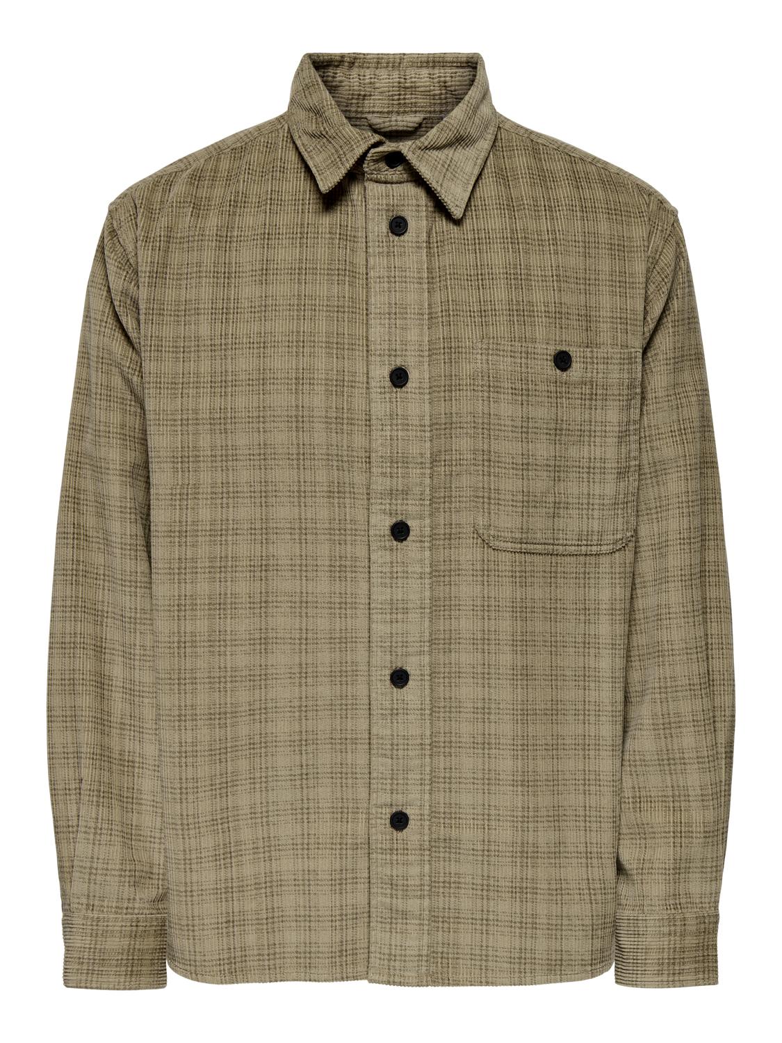 OVERSHIRT - Onswaleed Corduroy Overshirt 0345 Noos -  - Hr Ravn