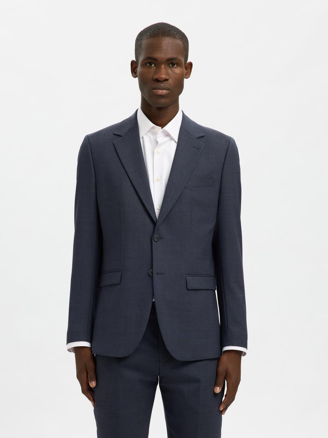 BLAZER - Slhslim-Theo Wool Blend Blz Flex Noos -  - Hr Ravn