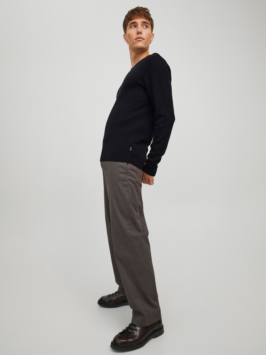 Pullovers - Jjebasic Knit V-Neck Noos -  - Hr Ravn