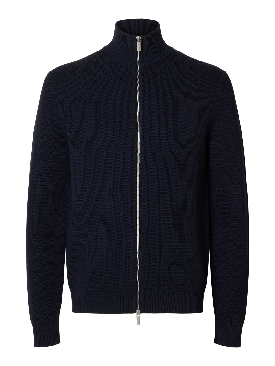 STRIK - Slhdane LS Knit Structure Full Zip Noos -  - Hr Ravn