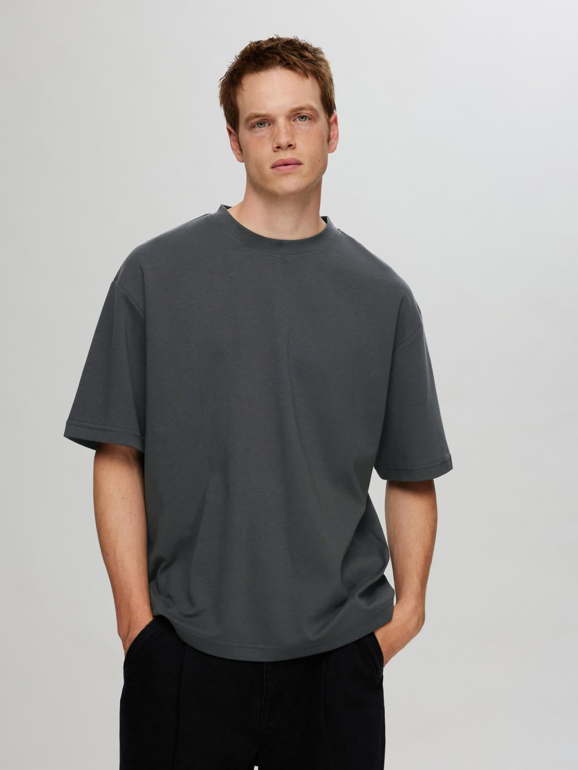 Slhlooseoscar Ss O-Neck Tee Noos