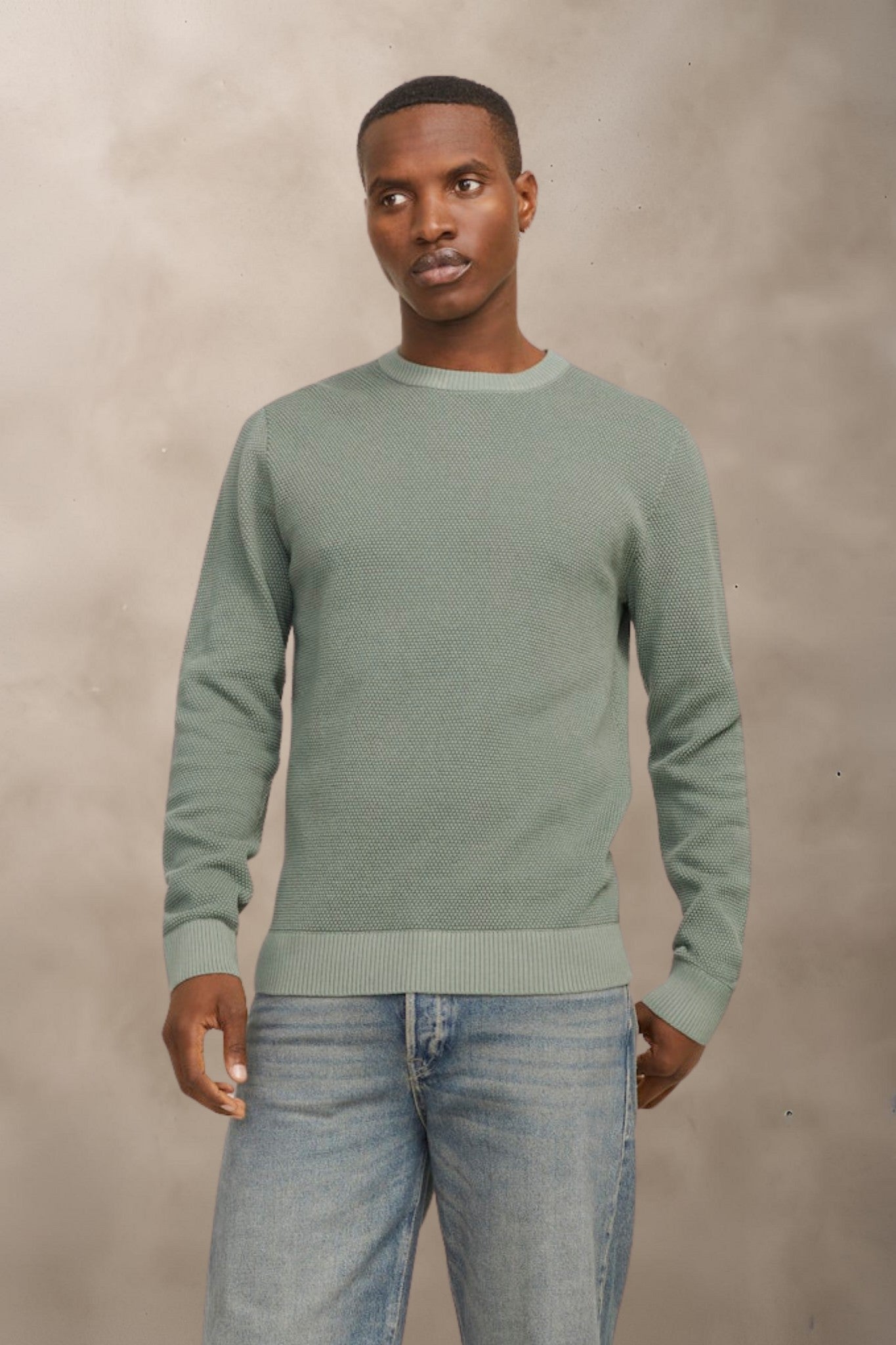 JJEGLOBE KNIT CREW NECK