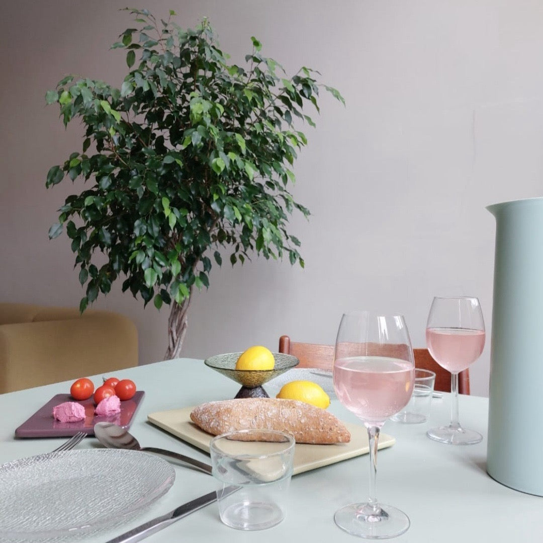 Bonbon Glasskål Medium Grøn/Brun