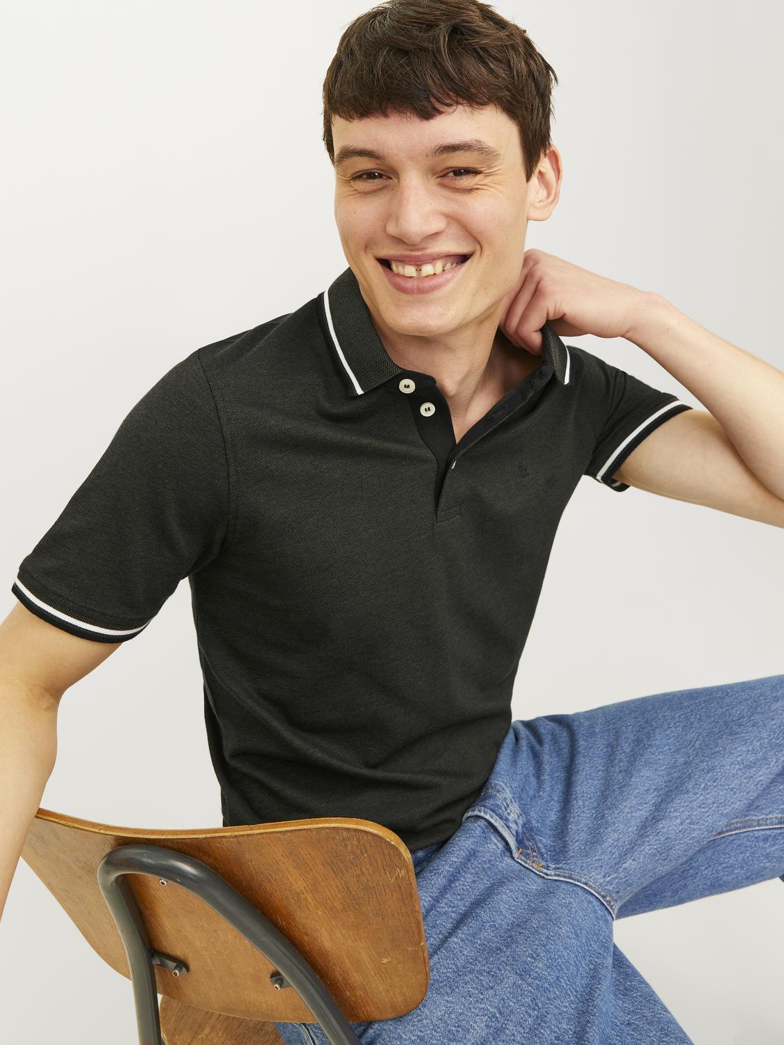 Polo Shirts - Jjepaulos Polo Ss 2Pk Mp Noos -  - Hr Ravn