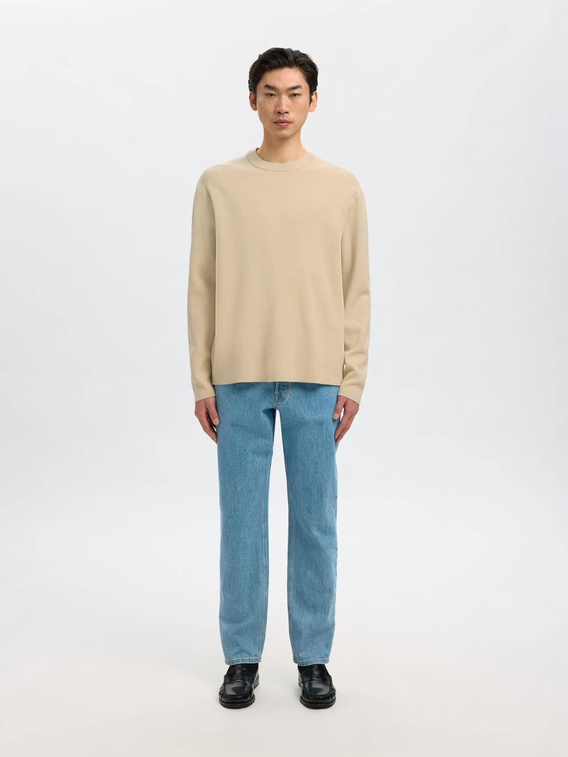 Pullovers - Slhteller Fn Relaxed Crew Neck Noos -  - Hr Ravn