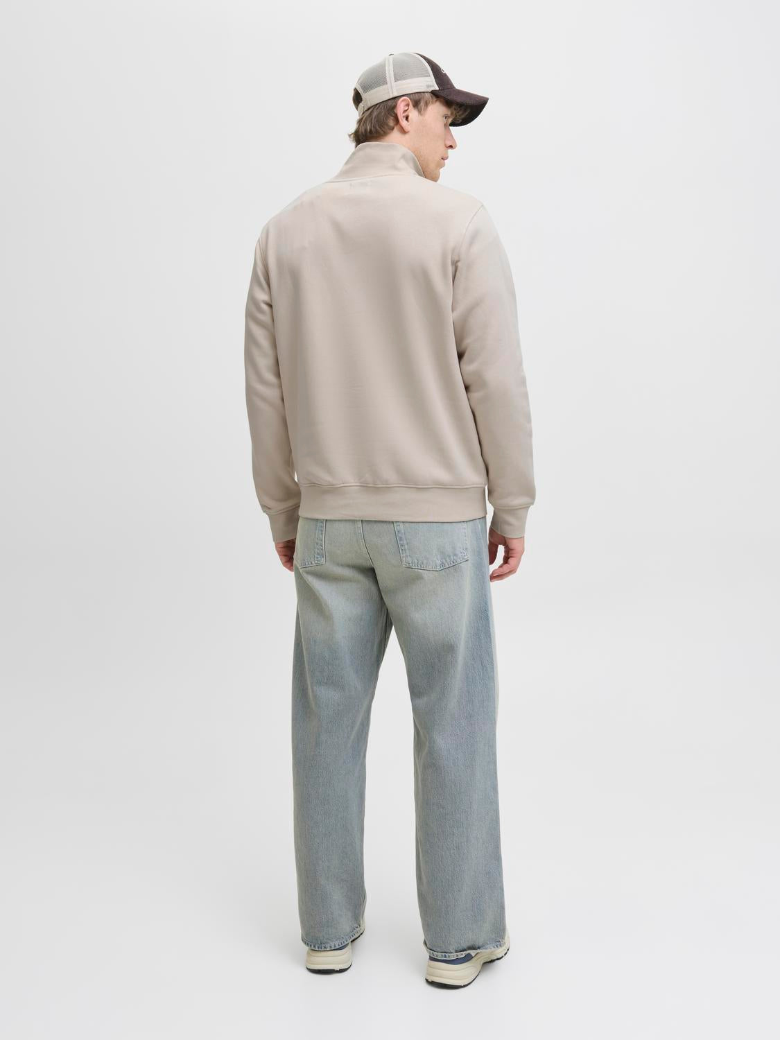 Sweatshirts - Jjesoho Sweat Quarter Zip Hn Noos -  - Hr Ravn