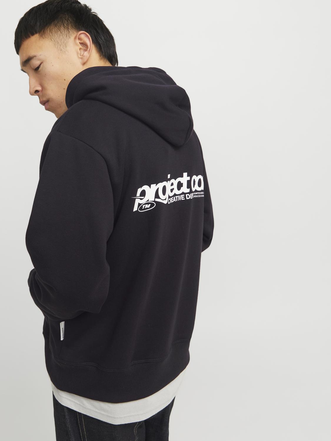 Sweatshirts - Jcounion Print Sweat Hood Noos -  - Hr Ravn
