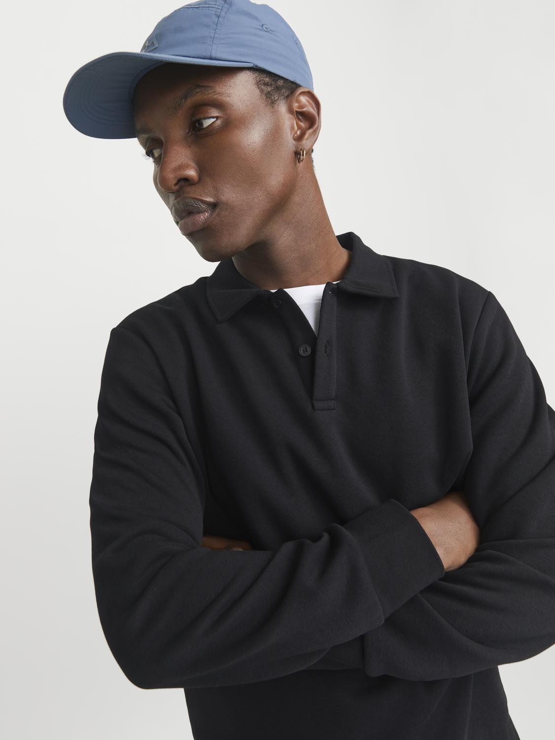Sweatshirts - Jjebradley Sweat Polo Noos -  - Hr Ravn