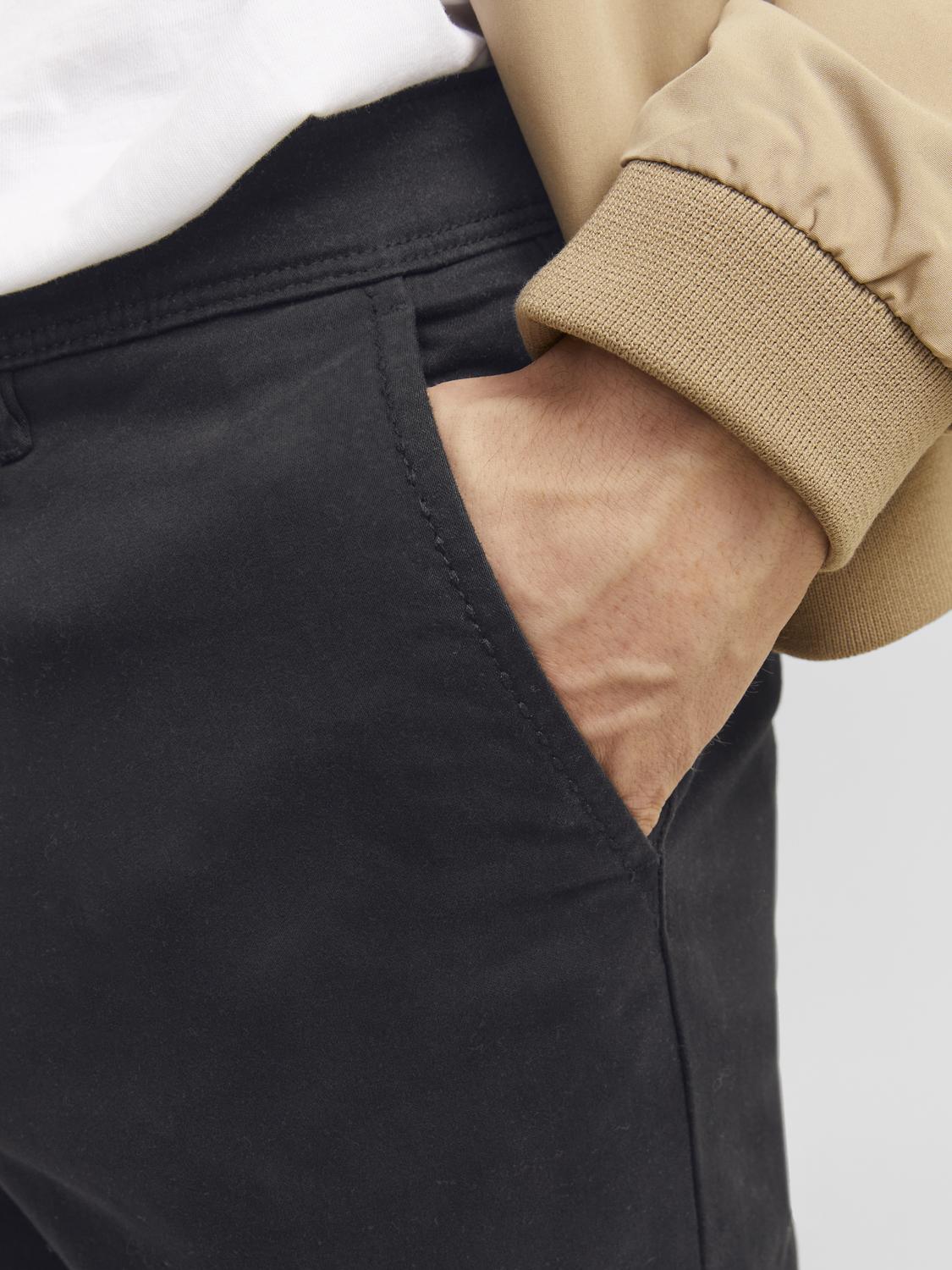 Chinos - Jpstmarco Bowie Sa Black Noos -  - Hr Ravn