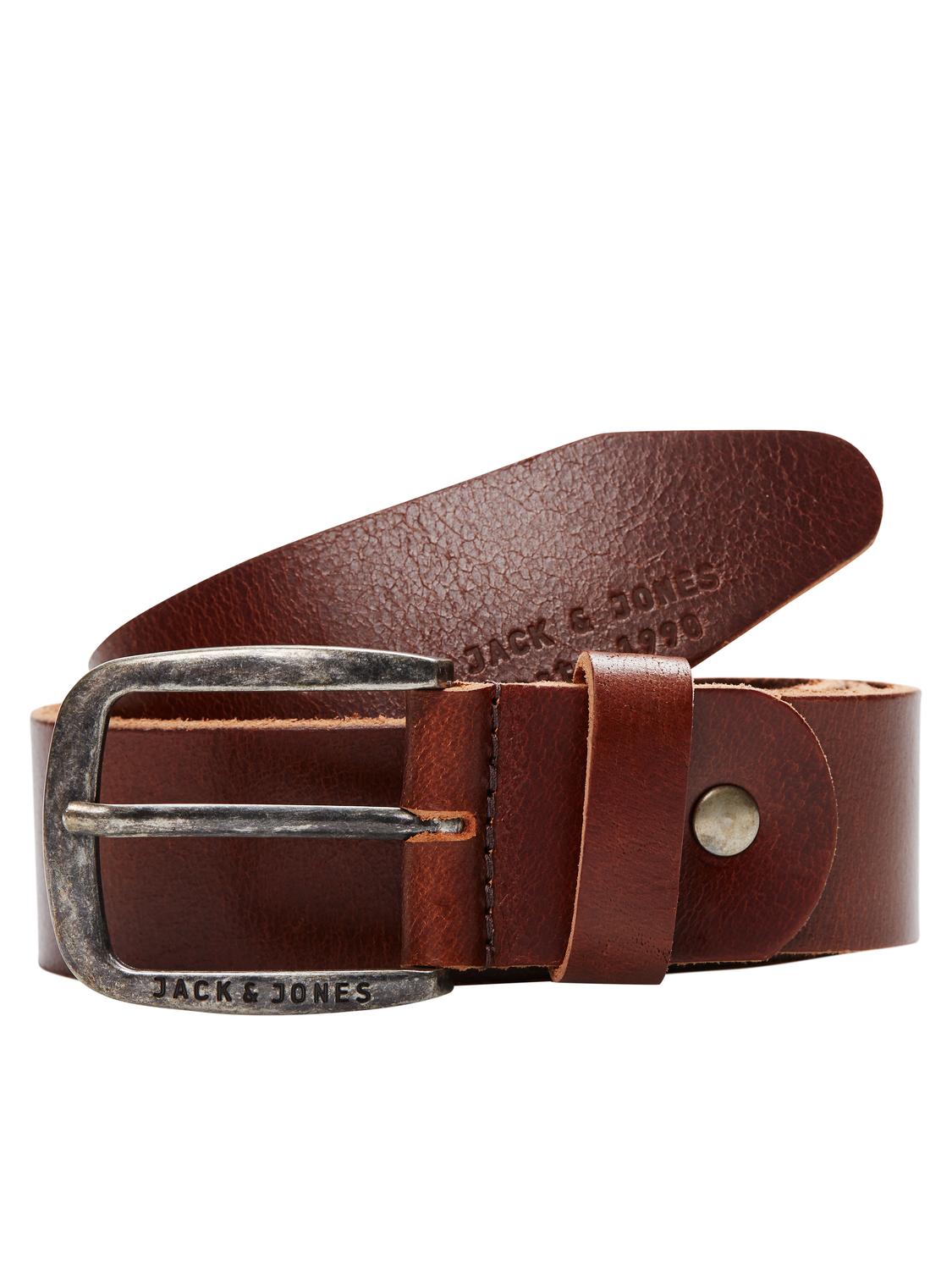 Belts - Jacpaul Leather Belt Noos -  - Hr Ravn