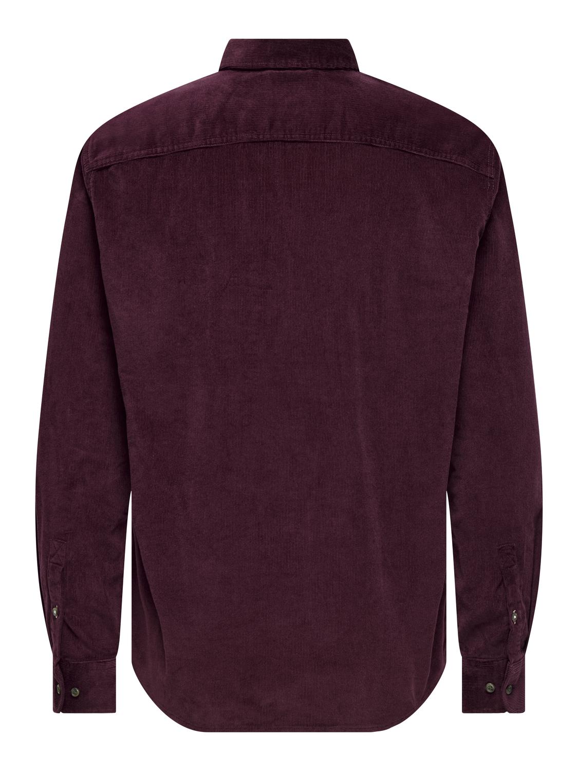 LANGE SKJORTER - Onsmichael 18W Reg Cord Stretch Ls Noos -  - Hr Ravn