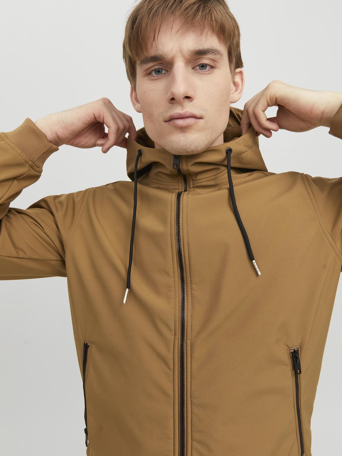 Jackets - Jjebasic Softshell Hood Noos -  - Hr Ravn