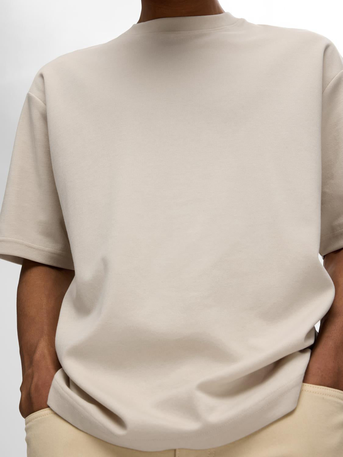 Slhlooseoscar Ss O-Neck Tee Noos