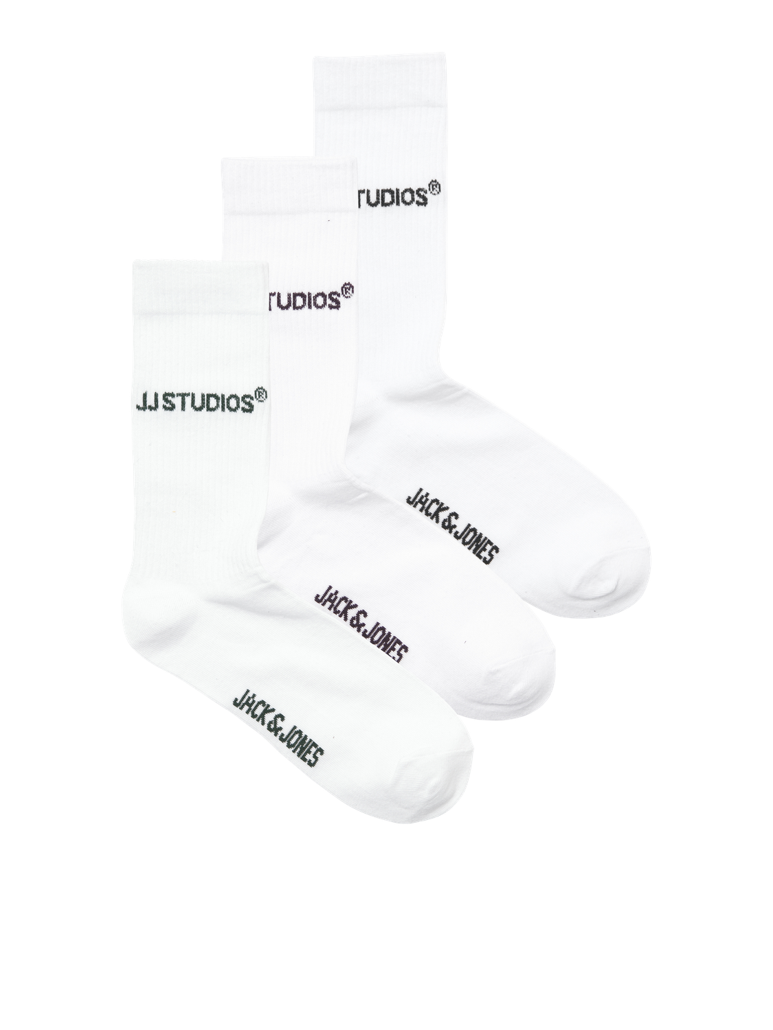 Socks - Jacsoho Tennis Socks 3 Pack Noos -  - Hr Ravn
