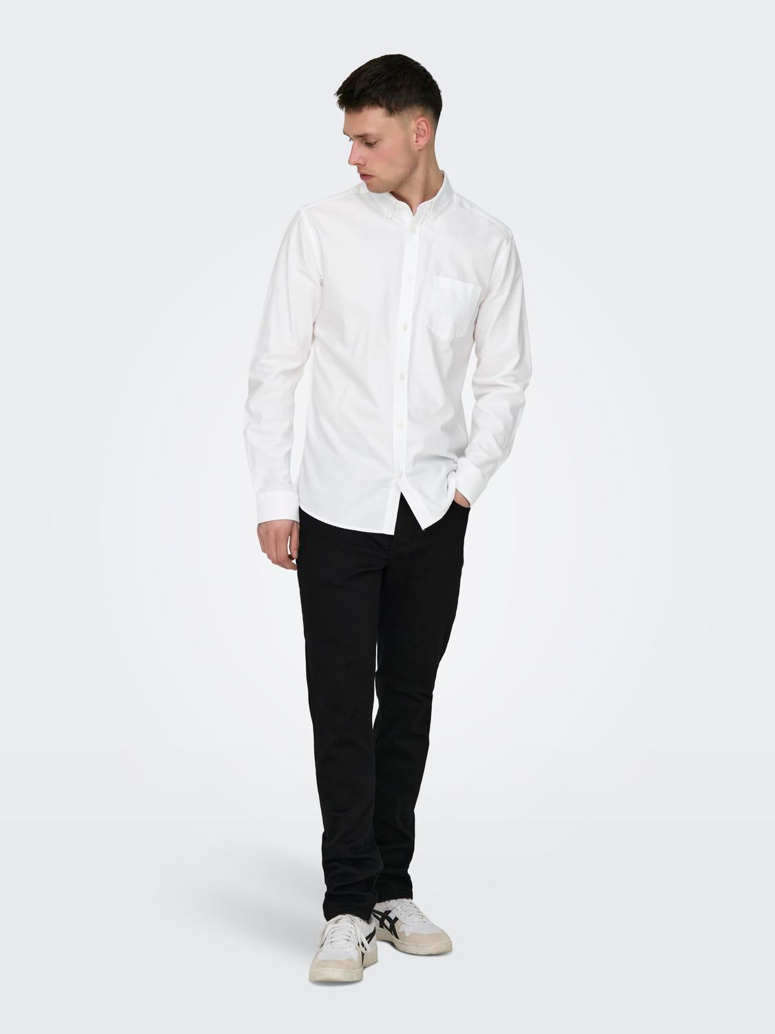 LANGE SKJORTER - Onsalvaro Slim Ls Oxford Shirt Noos Frml -  - Hr Ravn