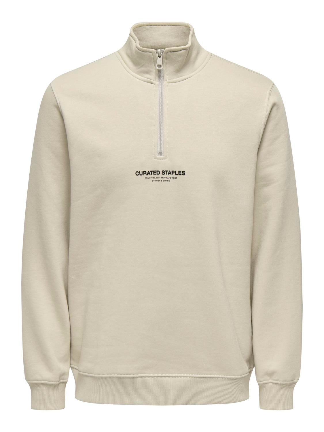 Onscurated Reg Half Zip Sweat Noos