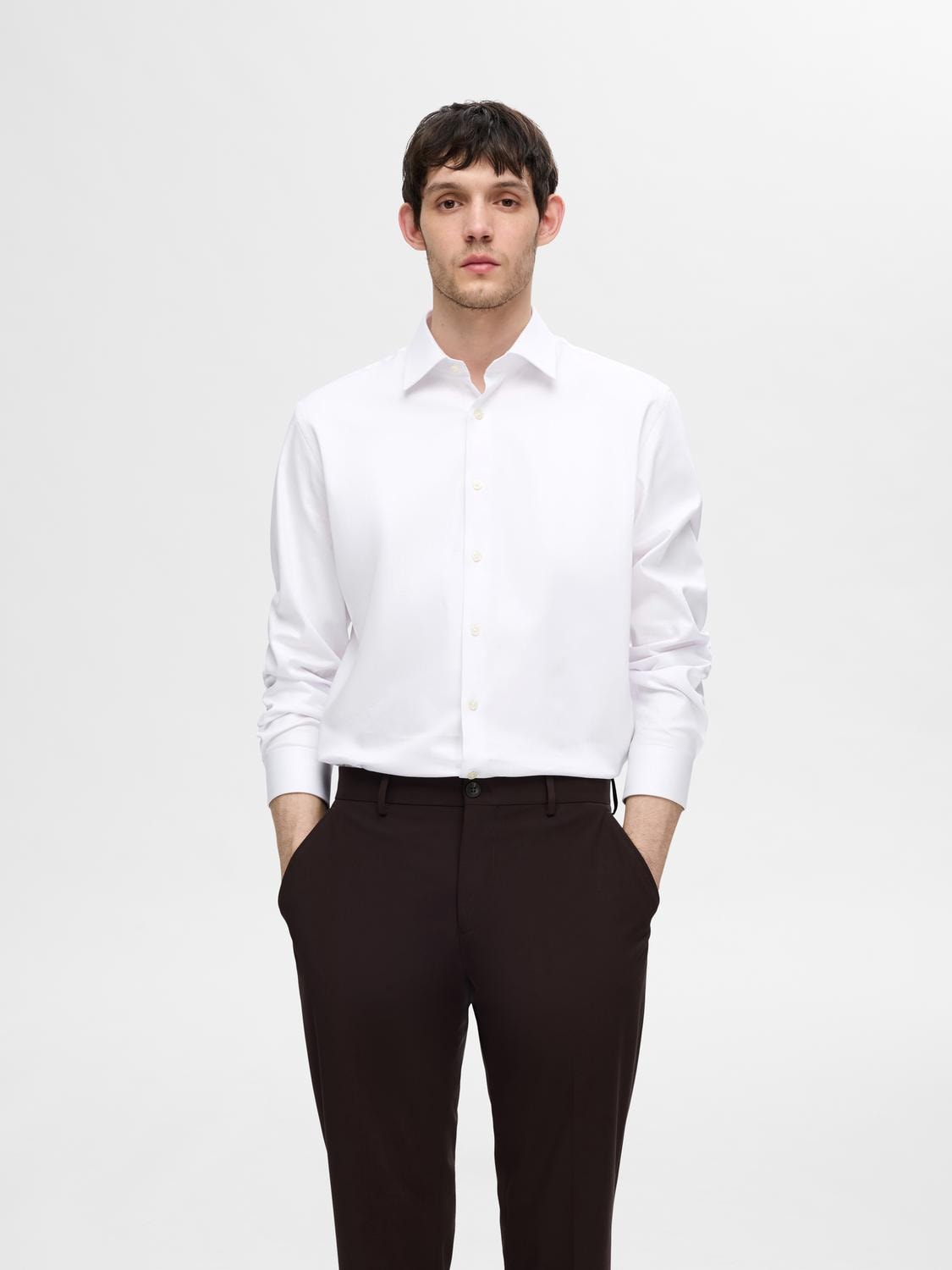 SLHSLIM-PERFORMANCE SHIRT LS NOOS