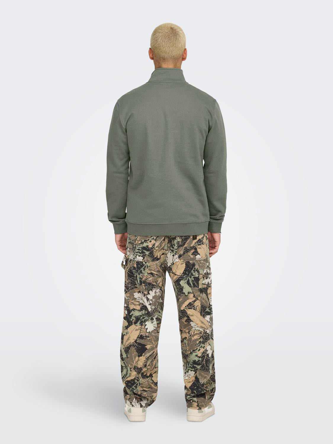 Onscurated Reg Half Zip Sweat Noos