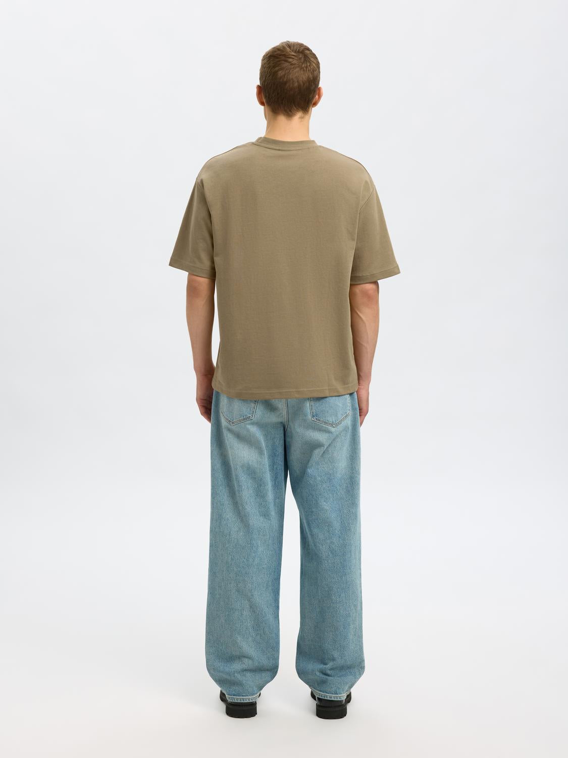 Slhlooseoscar Ss O-Neck Tee Noos