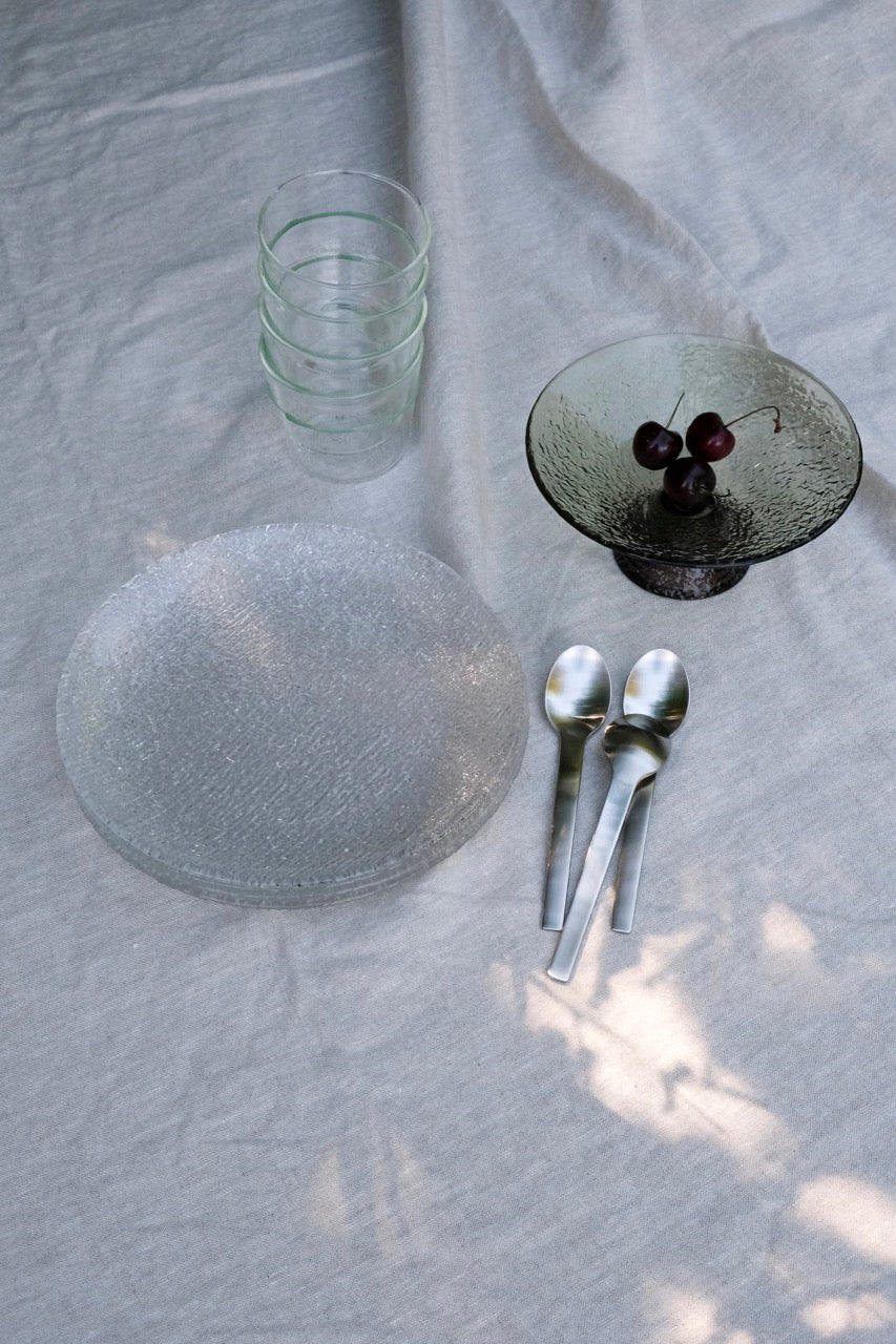 Bonbon Glasskål Medium Grøn/Brun